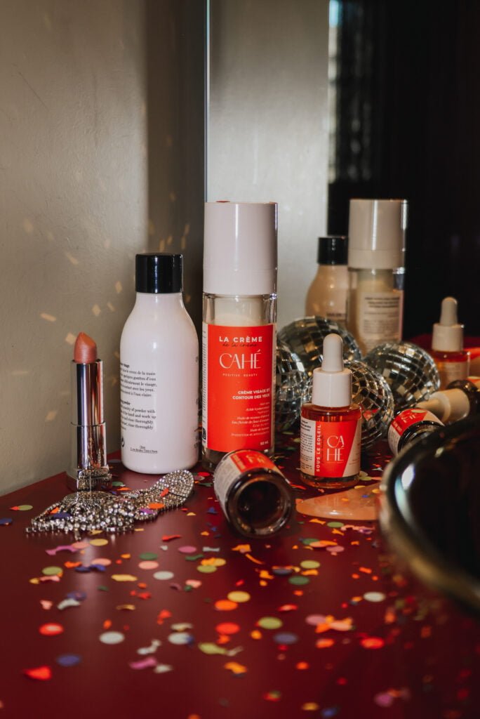 routine beauté nuit avec les cosmétiques Cahé bio et naturels